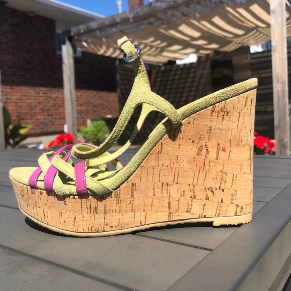 NWOT Replay Green and Purple Wedges - Picture 8 of 8